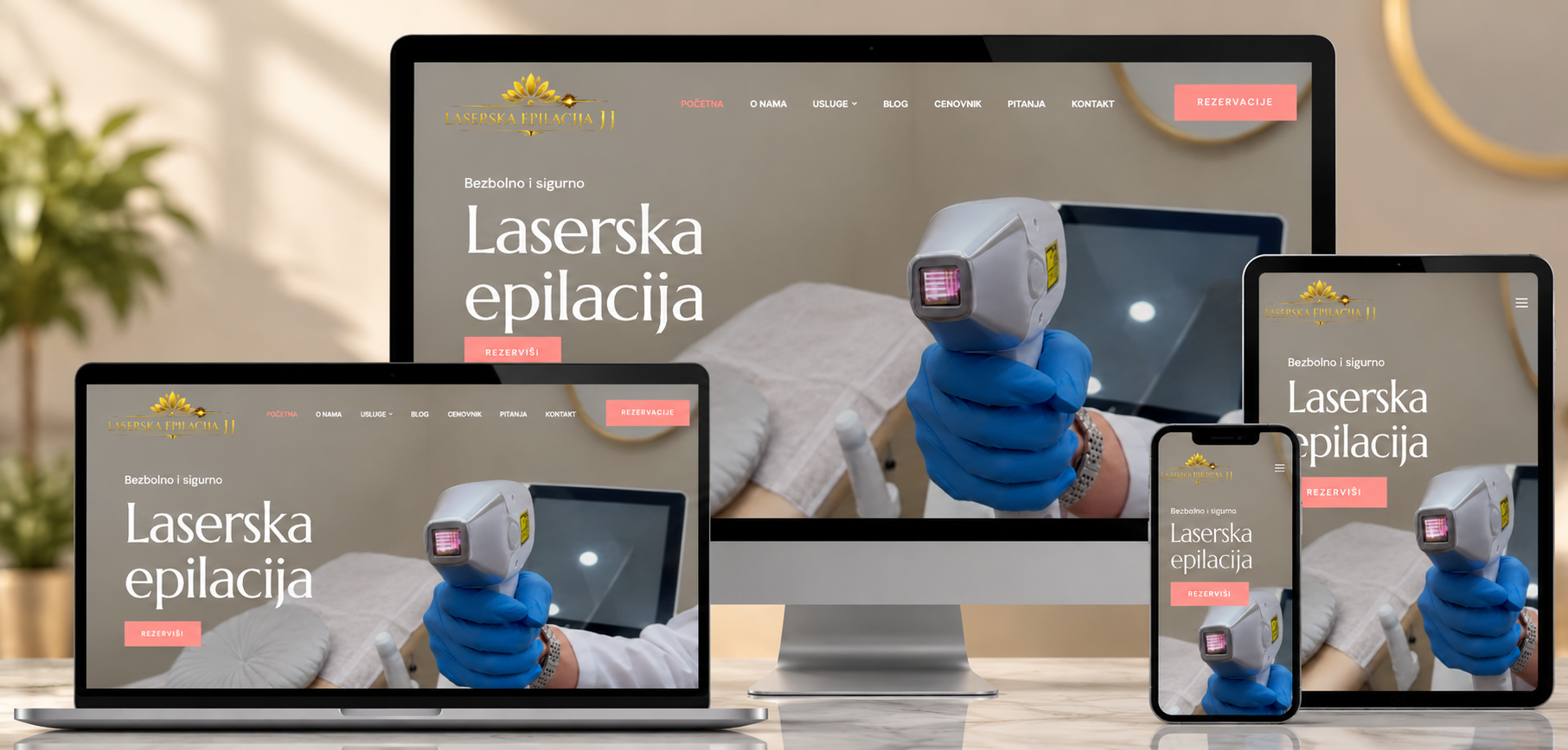 Izrada sajta za kozmetički salon – cena već od 295€ Izrada sajta za kozmetički salon – profesionalan sajt već od 295€