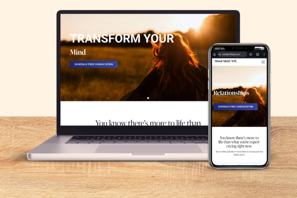 Izrada sajta za MindShift STL – Terapija i Life Coaching