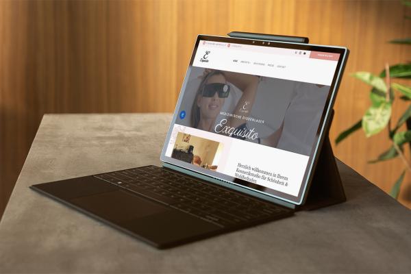 Redizajn sajta za Švajcarska firmu Exquisito Kosmetik & Nails 